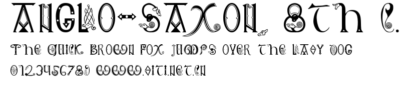 Anglo-Saxon, 8th c..ttf