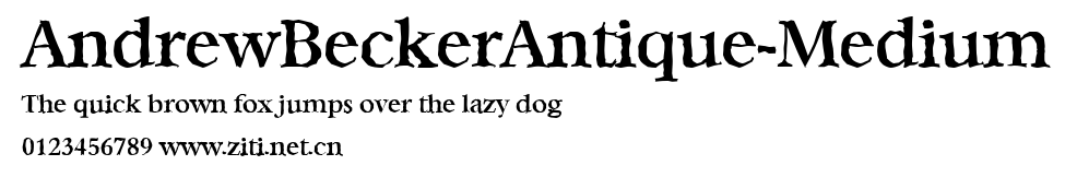 AndrewBeckerAntique-Medium.ttf