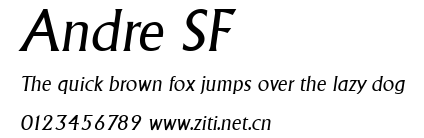 Andre SF.ttf字體轉換器圖片