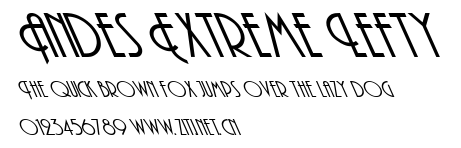 Andes Extreme Lefty.ttf