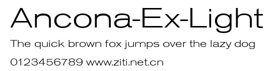 Ancona-Ex-Light.ttf字體轉換器圖片