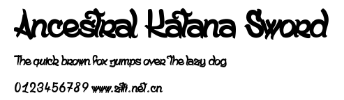Ancestral Katana Sword.ttf