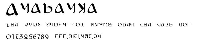 Anayanka.otf字體轉換器圖片