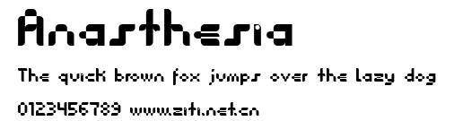 Anasthesia.ttf字體轉換器圖片