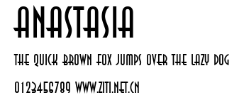 Anastasia.ttf字體轉換器圖片