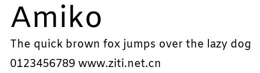 Amiko.ttf