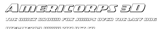Americorps 3D.ttf
