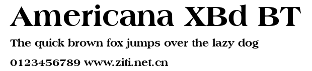 Americana XBd BT.ttf