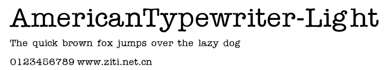AmericanTypewriter-Light.ttf