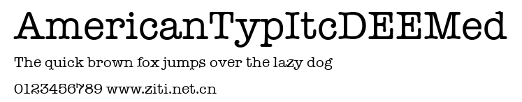 AmericanTypItcDEEMed.ttf