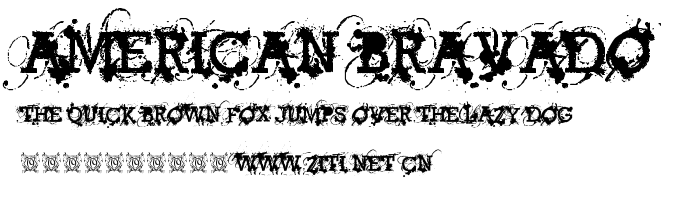 American Bravado.ttf字體轉換器圖片