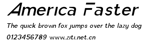 America Faster.ttf