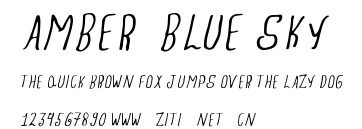 Amber  Blue Sky.ttf