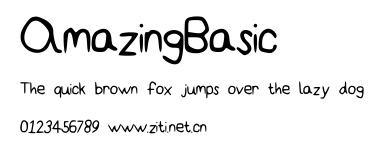 AmazingBasic.ttf字體轉換器圖片