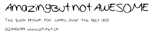AmazingButnotAWESOME.ttf