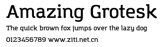 Amazing Grotesk.otf字體轉換器圖片
