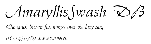 AmaryllisSwash DB.ttf