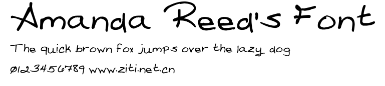 Amanda Reed's Font.ttf