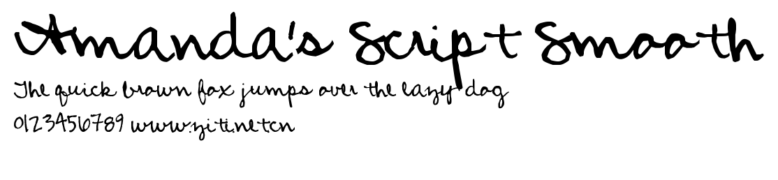 Amanda's Script Smooth.ttf