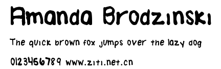 Amanda Brodzinski.ttf
