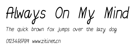 Always On My Mind.ttf