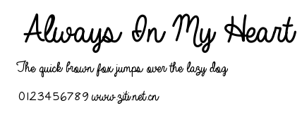 Always In My Heart.ttf
