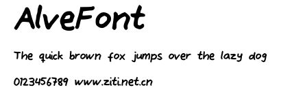 AlveFont.ttf字體轉換器圖片