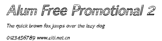 Alum Free Promotional 2.ttf
