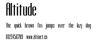 Altitude.otf字體轉換器圖片