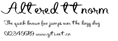 Altered ttnorm.ttf