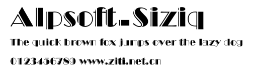 Alpsoft-Siziq.ttf