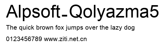 Alpsoft-Qolyazma5.ttf