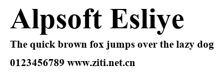 Alpsoft Esliye.ttf