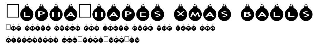 AlphaShapes xmas balls.ttf