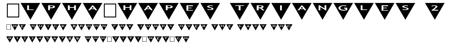 AlphaShapes triangles 2.ttf
