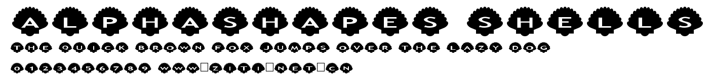 AlphaShapes shells.ttf字體轉換器圖片