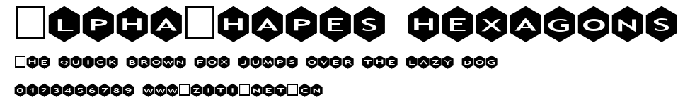 AlphaShapes hexagons.ttf