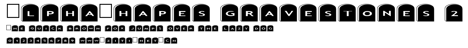 AlphaShapes gravestones 2.ttf