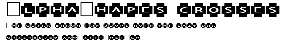 AlphaShapes crosses.ttf