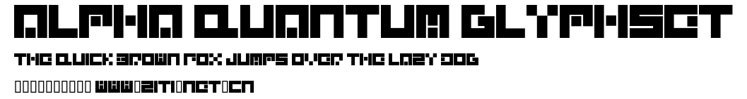 Alpha Quantum Glyphset.otf字體轉換器圖片