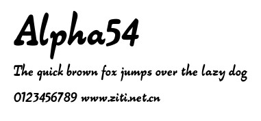 Alpha54.ttf