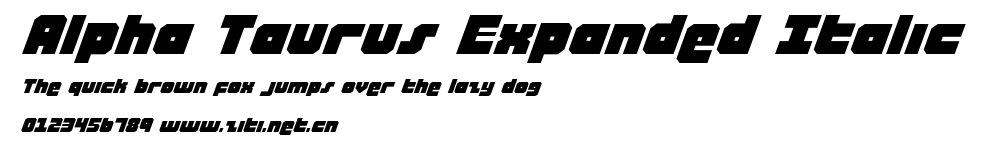 Alpha Taurus Expanded Italic.ttf