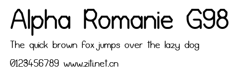 Alpha Romanie G98.ttf