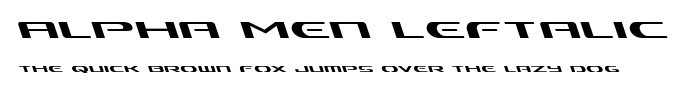 Alpha Men Leftalic.ttf