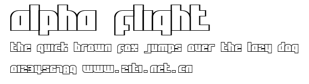 Alpha Flight.ttf字體轉換器圖片