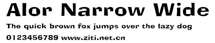 Alor Narrow Wide.ttf