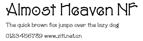 Almost Heaven NF.ttf