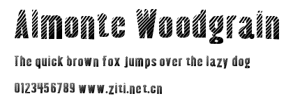 Almonte Woodgrain.ttf