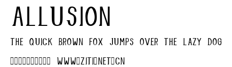 Allusion.ttf字體轉換器圖片