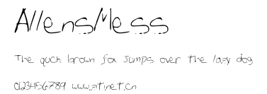 AllensMess.ttf